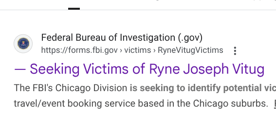 FBI MEETS RYNE: CHICAGO DIVISION HUNTING VITUG VICTIMS – 2026 PRISON TSUNAMI&nbsp;INBOUND!